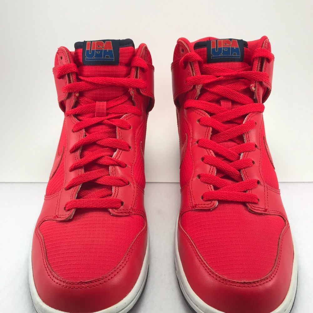 SOLD Nike Dunk High USA Olympic University Red - Picture 3 of 11